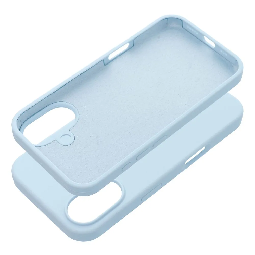 Roar Cloud Skin Silicone etui iPhone 16 niebieski - obrazek 3