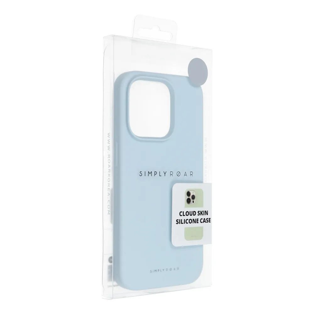 Roar Cloud Skin Silicone etui iPhone 16 niebieski - obrazek 9