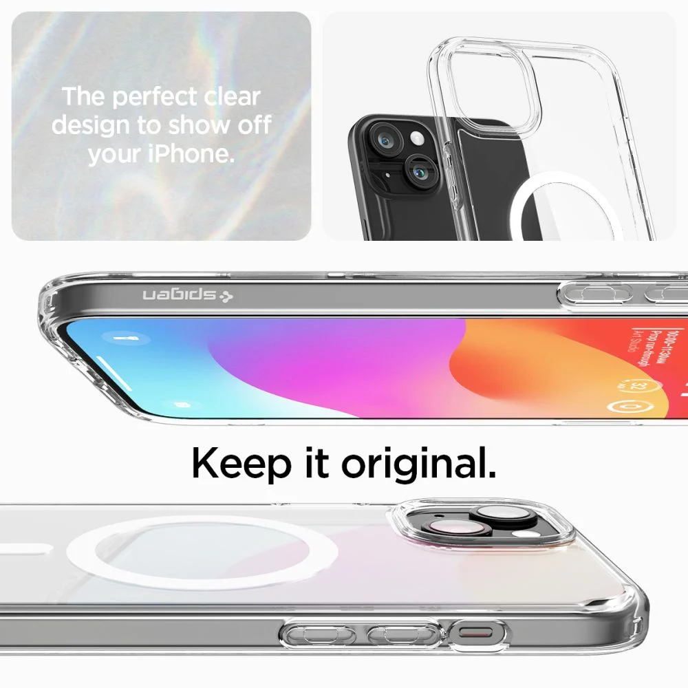 Spigen Ultra Hybrid Mag iPhone 15 przezroczysty - obrazek 10